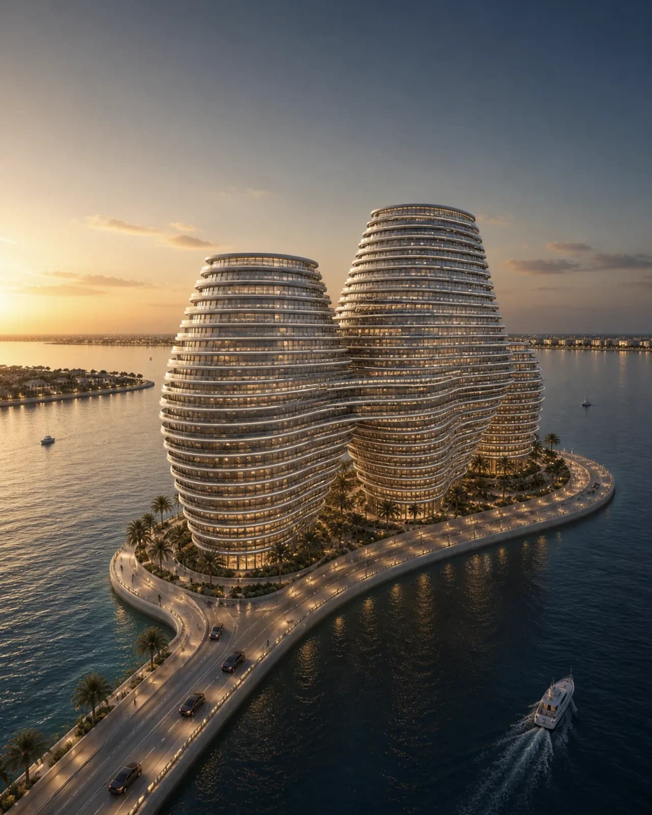 The Rocks. Island residential towers