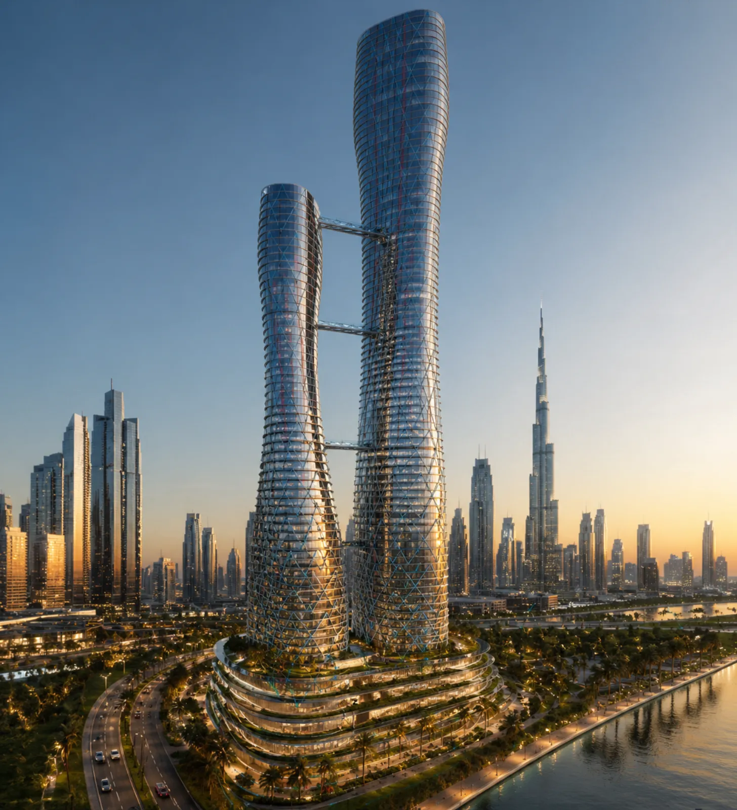 Torre D3. Twin residential towers
